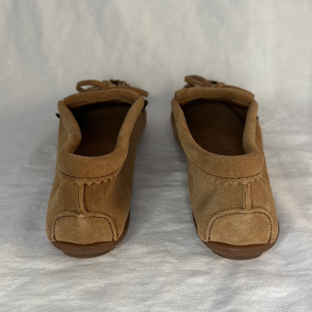 Minnetonka Fur Moccasins Leopard Print Women’s 10 - Picture 4 of 7